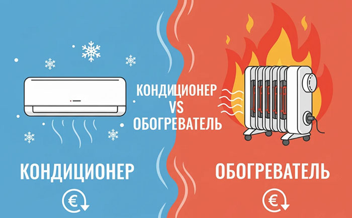Кондиционер или обогреватель: что выгоднее?